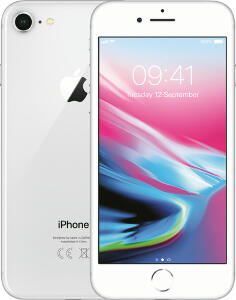 Apple iPhone 8 256 GB Silver Deblocat Foarte Bun