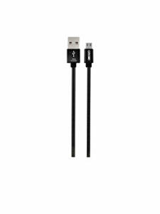 Cablu date Grixx GROSGCAMUSBFBK01, USB Apple MFI, cablu impletit, 1 m, Negru