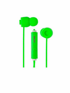 Casti Grixx GROHIEGN01, microfon, 1.2 m, nylon impletit, Verde