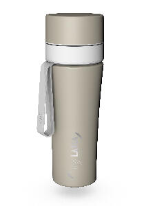 NOU: Sticlă filtrantă Sport myLaica, Inox, 0,55 litri, portabilă,