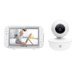 Video Baby Monitor Motorola MBP36XL cu ecran de 5 inch, cu acumulator