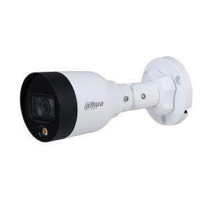 Camera supraveghere exterior IP Dahua Full Color IPC-HFW1239S1P-LED-0280B-S5, 2 MP, lumina alba 15 m, 2.8 mm, PoE