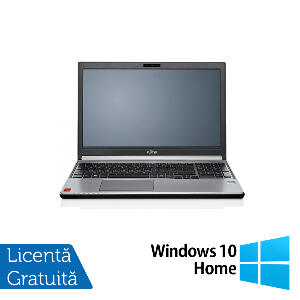 Laptop FUJITSU SIEMENS Lifebook E754, Intel Core i5-4200M 2.50GHz, 4GB DDR3, 120GB SSD, DVD-RW, 15.6 Inch, Tastatura Numerica, Fara Webcam + Windows 10 Home