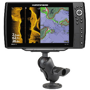 RAM® Drill Down Double Ball Mount for Humminbird Helix 8, 9, 10 & 12