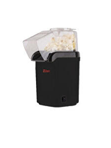 Aparat Pentru Popcorn Zilan ZLN-8044, 1200 W, sistem cu jet de aer cald, protecie supraincalzire, Negru