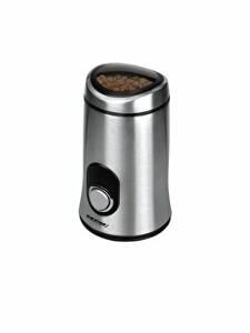 Rasnita de cafea MPM MMK-02M, 150W, 30 g, functie impuls, carcasa otel inoxidabil, Argintiu