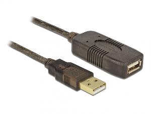 Cablu prelungitor activ USB 2.0 T-M 20m, Delock 82690