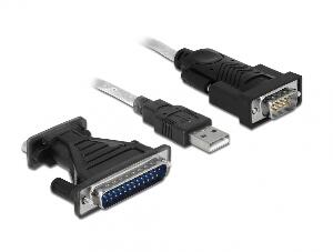 Cablu USB la Serial RS232 FTDI 1.8m, Delock 61308