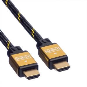 Cablu HDMI Gold 4K@30Hz T-T 2m, Roline 11.04.5502