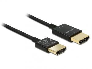 Cablu HDMI v2.0 3D 4K T-T 4.5m Activ Slim Premium, Delock 84775