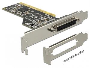Placa PCI cu 1 x port Paralel DB25, Delock 89362