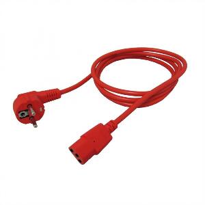 Cablu alimentare PC C13 1.8m Rosu, Roline 19.08.1010