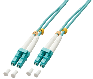 Cablu fibra optica LC-LC OM3 Duplex Multimode 150m, Lindy L46405