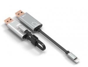 Cablu iPhone Lightning la USB tip A + cititor de carduri 15cm, KIPOD39