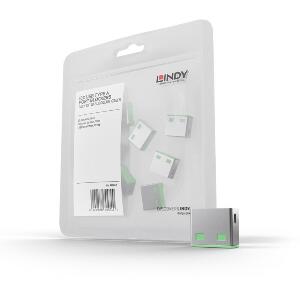 USB Port Blocker 10 bucati verzi, Lindy L40461