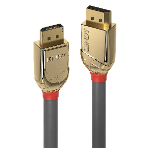 Cablu Displayport 4K30Hz UHD (DP certificat) v1.2 T-T 20m Gold Line, Lindy L36298