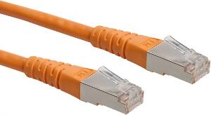 Cablu retea SFTP cat.6 Portocaliu 3m, Roline 21.15.1357