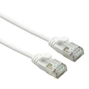 Cablu de retea Slim cat 6A FTP LSOH 3m Alb, Roline 21.15.1703