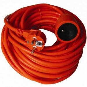Cablu prelungitor alimentare Schuko T-M 30m Portocaliu, PPE2-30