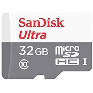Card de memorie microSD 32GB clasa 10 + adaptor SD Ultra, Sandisk SDSQUNS-032G-GN3MA