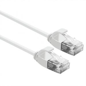 Cablu de retea Slim cat 6A UTP LSOH 0.15m Alb, Roline 21.15.0978