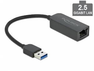 Adaptor USB 3.2-A la 2.5 Gigabit LAN, Delock 66646