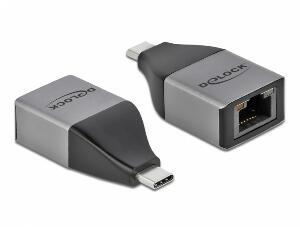 Adaptor USB 3.2-C Gen1 la Gigabit LAN, Delock 64118