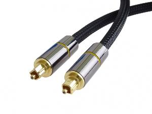 Cablu audio digital Toslink brodat 1m, kjtos7-1