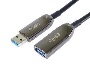 Cablu activ optic prelungitor USB 3.2 Gen1 T-M 50m, ku3opt50