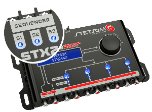 Procesor de sunet auto Stetsom STX2448 DSP, 4 canale