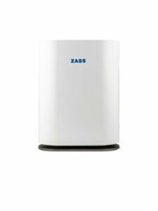 Purificator aer Zass ZAP 01, 4 viteze, ionizare, filtru HEPA, Alb